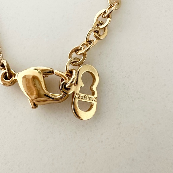Dior Vintage Gold Pumps Charm Necklace High Heels CD Signature - Picture 13 of 13